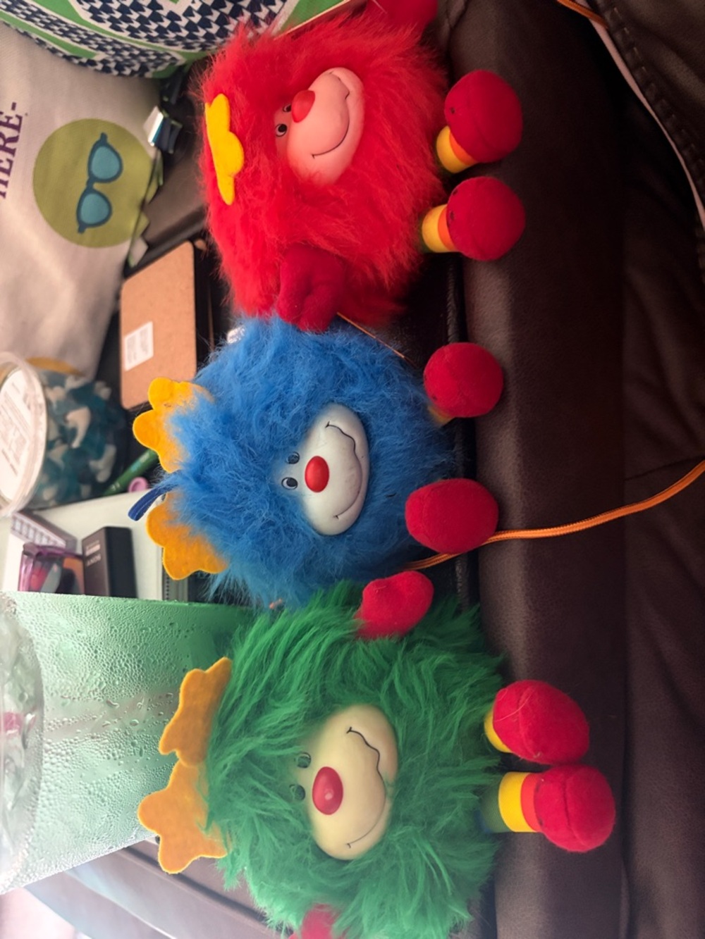 Hallmark Plush Crown Trio - Red, Blue, Green